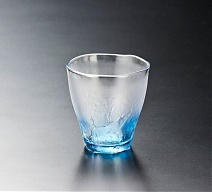 Набор стаканов Soga Glass Секитей  4 шт 270 мл голубые