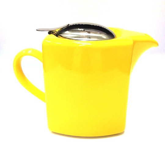 Чайник с ситечком 600мл  цвет: Желтый