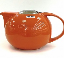 Чайник с ситечком 1350мл Zero цвет: Морковный