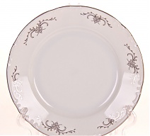Тарелка десертная 19 см Констанция Серый орнамент