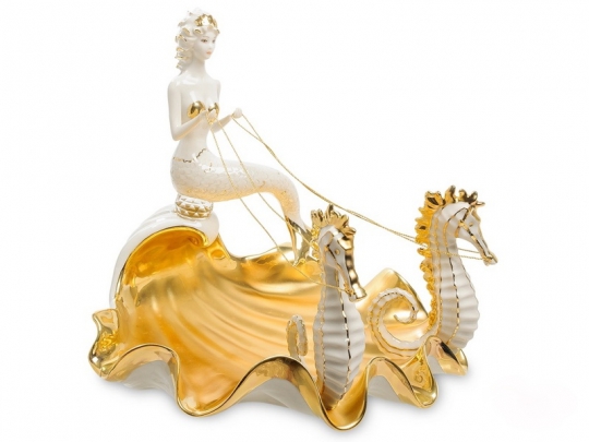 Статуэтка Сирена с морскими коньками