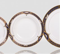 Набор тарелок  Дворцовый кобальт  на 6 персон