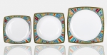 A set of plates "VANGUARD"  for six of 18 items