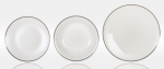 A set of plates "MODERN"  for six of 18 items