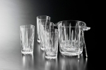Set: 4 piece Glasses 300 ml,pail 1400 ml + ice tongs