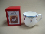 Mug "Alisa" with blue Edging 350 ml