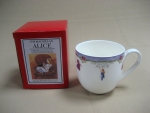 Mug "Alisa"  with violet Edging 350 ml