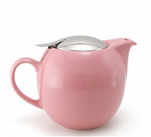 Чайник с ситечком 680 мл Zero цвет: Розовый 