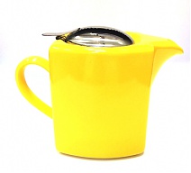 Чайник с ситечком 600мл Zero цвет: Желтый