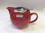 Kettle with strainer 450 ml has next color: Cherry