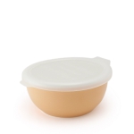 Porcelain tray with plastic lid color- Milk orange