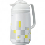 Japanese thermos "Modern White"  with 1L glass bulb