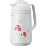 Japanese thermos "Sweet peas"  with 1L glass bulb