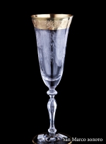 Набор бокалов для шампанского  Аллегро  декор Сан Марко 
