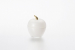 Vase with lid "Apple" of 7.5*9 cm color: Silver
