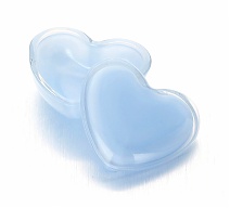 Шкатулка  Милое Сердце  10*9/5 см, голубая