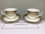 A set of cups for two persons "GIVENCHY"
