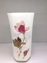 Flower vase  "Golden Magnolia"  28 сm