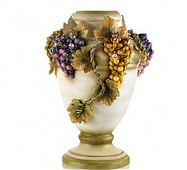 Ваза для цветов Виноград натуральный с кристаллами Сваровски